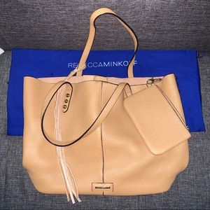 Rebecca Minkoff Unlined Tote in Tan / Caramel